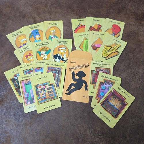 2002 clue simpsons edition - clue,