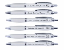Personalised Wedding Pens with