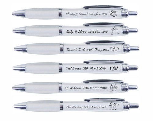 Personalised wedding pens with - wedding,