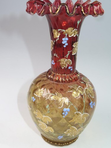 Vintage cranberry amber - vintage,
