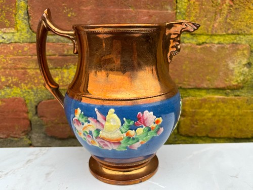 Antique lustre jug - antique,