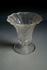 LALIQUE CORNET GLASS VASE