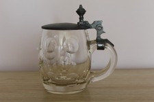 Vintage Glass Ale Beer Tankard