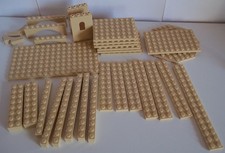 30x LEGO Tan large plates