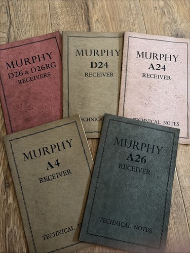 Murphy vintage radio technical - murphy,