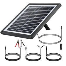 15W Solar Panel Kit Trickle Battery Charger 12V For Car Van Caravan Boat UK