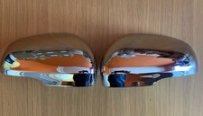 CHROME MIRROR WING COVERS FITS