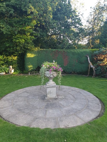 Old stone garden - old, on