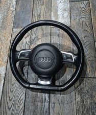 AUDI TT MK2 8J  FLAT BOTTOM PADDLE SHIFT STEERING WHEEL AND BAG FROM A DSG