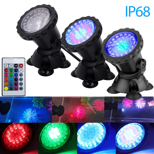 Pond lights rgb underwater - pond, lights,
