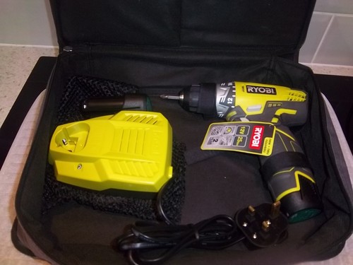 Ryobi 12v drill set - drill,