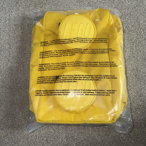 Lego yellow brick backpack - lego,