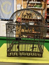 vintage metal bird Cage