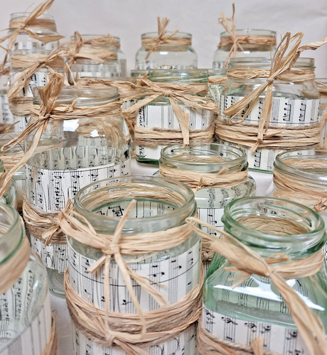 Rustic jars for - for, wedding