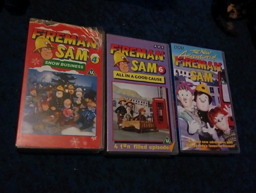 Fireman sam vintage vhs 3 - fireman,