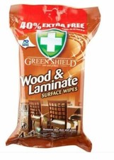 Green Shield Wood & Laminate Floor Surface Cleaning Polishing Wipes 70 wipes