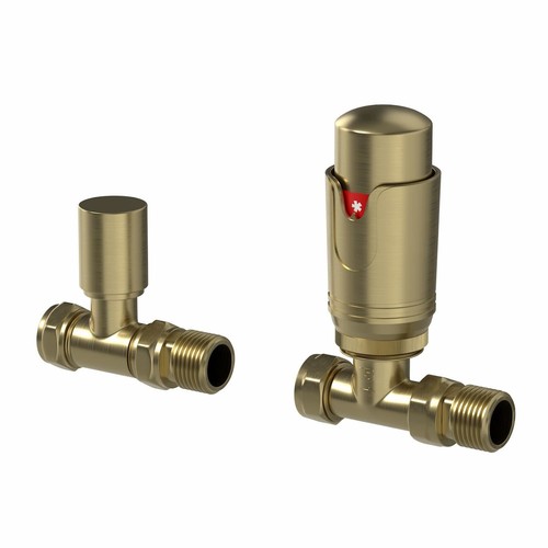 Radilux straight brushed brass - straight,