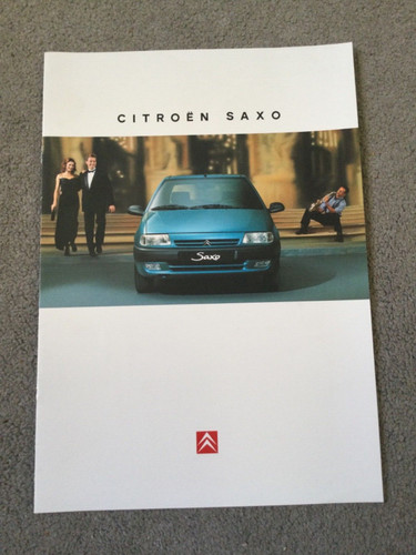 Citroen saxo brochure - brochure, vgc