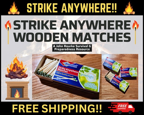 Strike anywhere matches - strike,