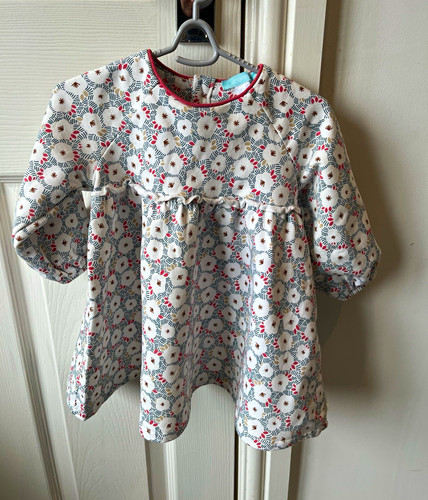 Obaibi white floral smock - white,