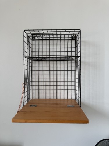 Vintage wirework shelf - vintage,