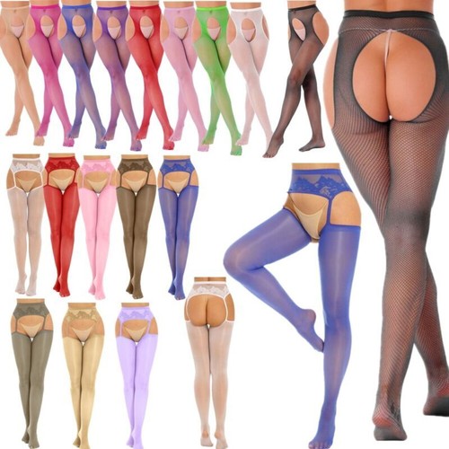 Women high waist fishnet - uk,
