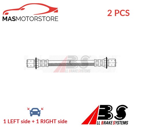Brake hose line - rear, abs