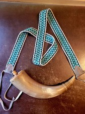 Inkle Loom Woven Powderhorn