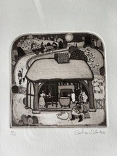 GRAHAM CLARKE b1941 "Marching Up from the Quarry" Limited Edition ETCHING 40/75