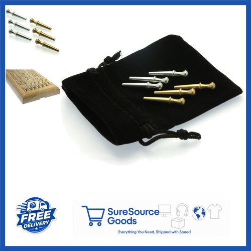 Cribbage pegs set metal - set,