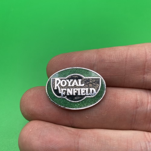Vintage royal enfield enamel - enfield,