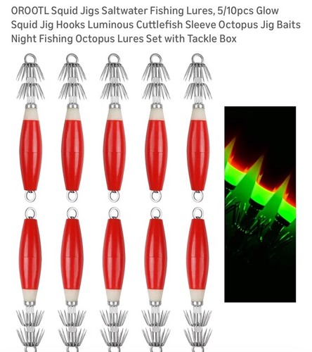 Orootl squid jigs saltwater - jigs,