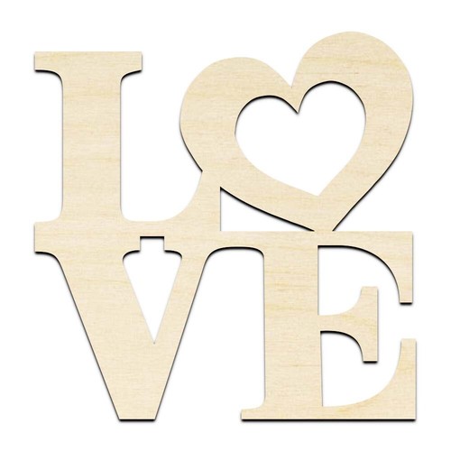 Love with heart word - with,