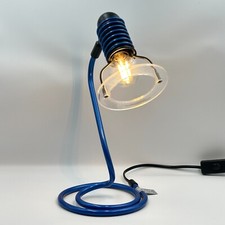 Spiral Table Lamp Blue - Post