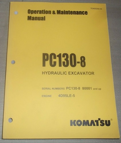 Komatsu pc130 hydraulic - komatsu, pc130-8