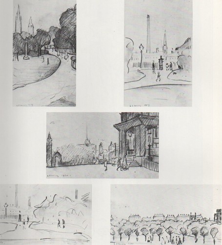 Lowry pencil drawing 1919 - lowry,