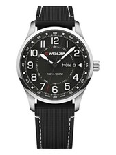 Wenger Swiss Army Men's 01.1541.127 Attitude Black Dial Watch 42mm