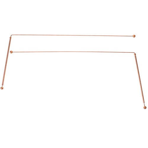 2pcs copper dowsing rods - 2pcs,