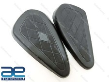 BSA M20 M21 M23 Black Rubber Made Knee Pads For Plunger & Rigid Frames AEs