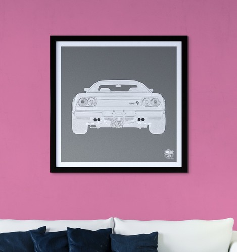 Ferrari 288 gto print - ferrari,
