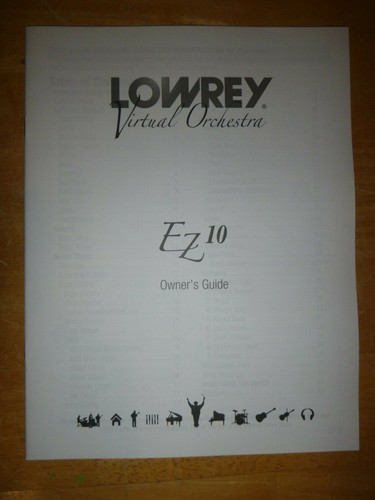 Genuine lowrey organ owner - genuine, owner's