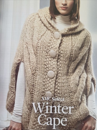 Knitting pattern winter cape - knitting,