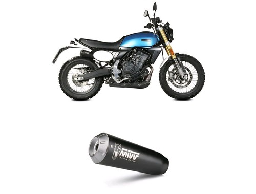 Mivv black inox exhaust - black,