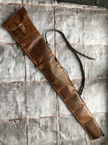 Gun slip leather handmade - gun,