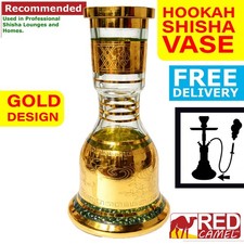 Golden Glass Vase Base for