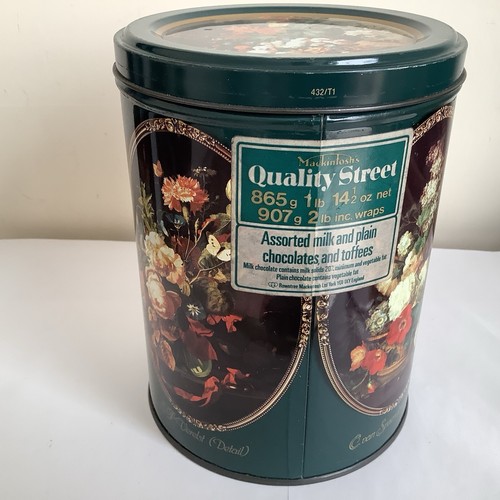Vintage quality street tin - street,