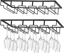 5 Rows Wine Glass Rack Under