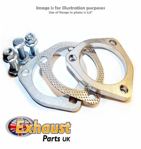 Stainless steel exhaust flange - stainless,
