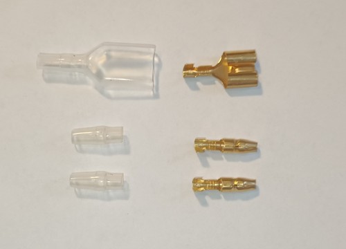 Brass double bullet - brass,