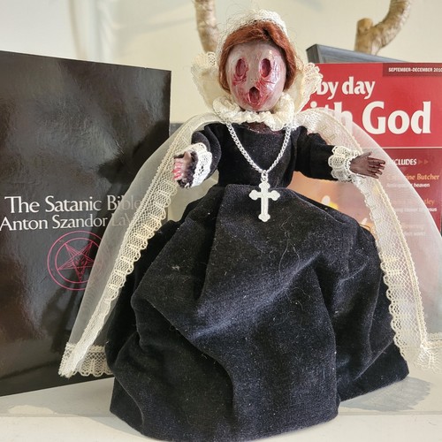 Ooak creepy nun - creepy,